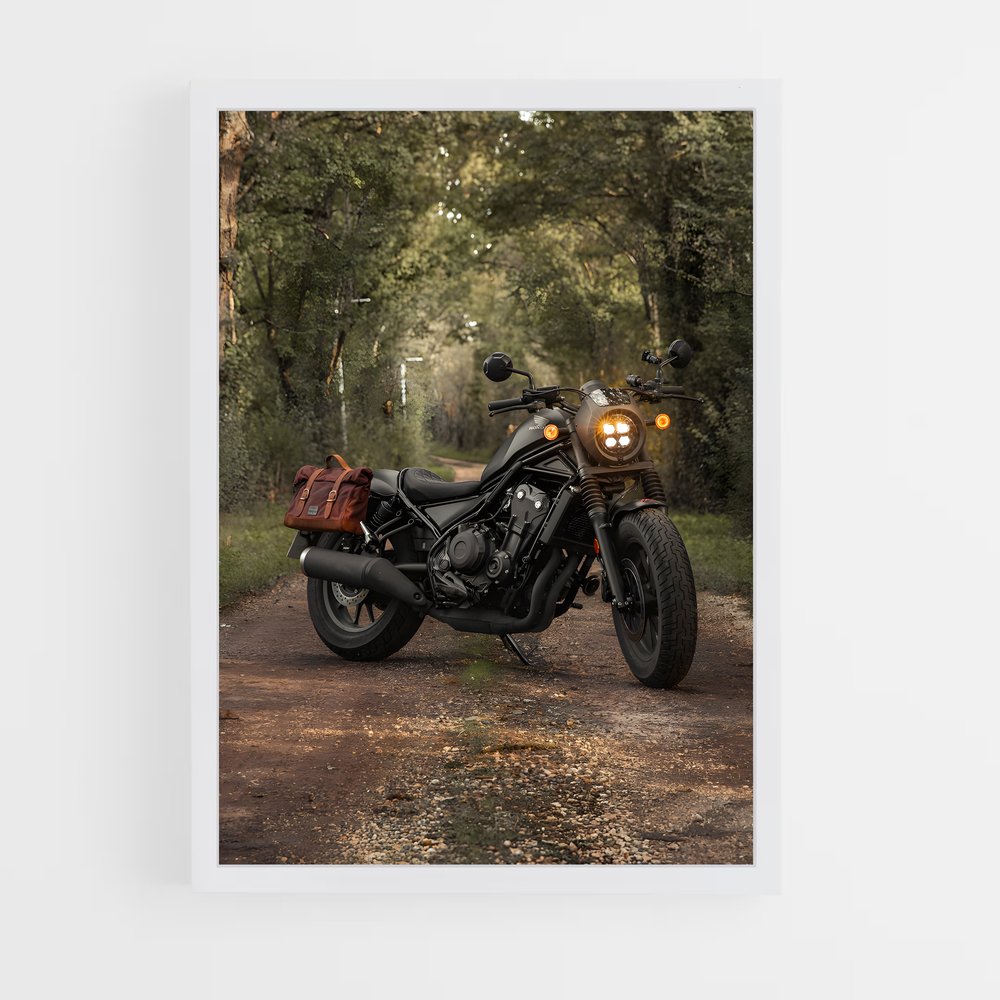 Poster moto Honda sophistiquée – affiche Honda Moto (vue 3)
